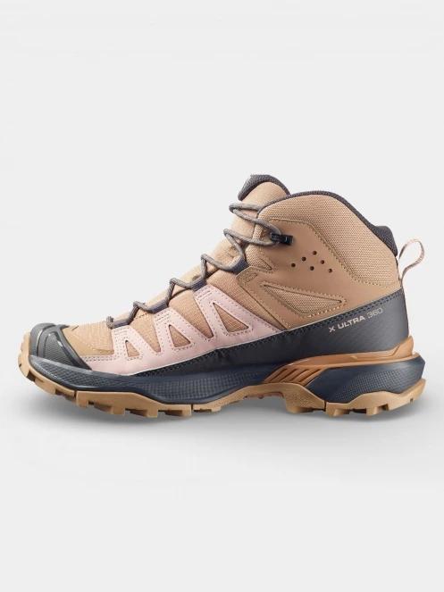 bocanci de drumetie pt. femei Salomon X Ultra 360 Mid Gtx W maro 4