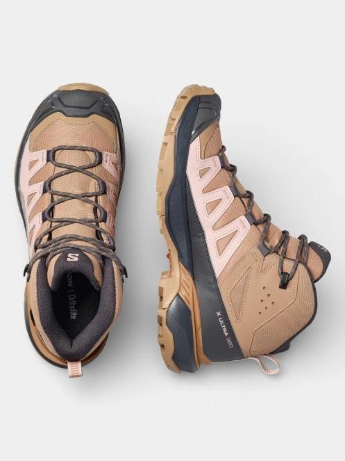 bocanci de drumetie pt. femei Salomon X Ultra 360 Mid Gtx W maro 5
