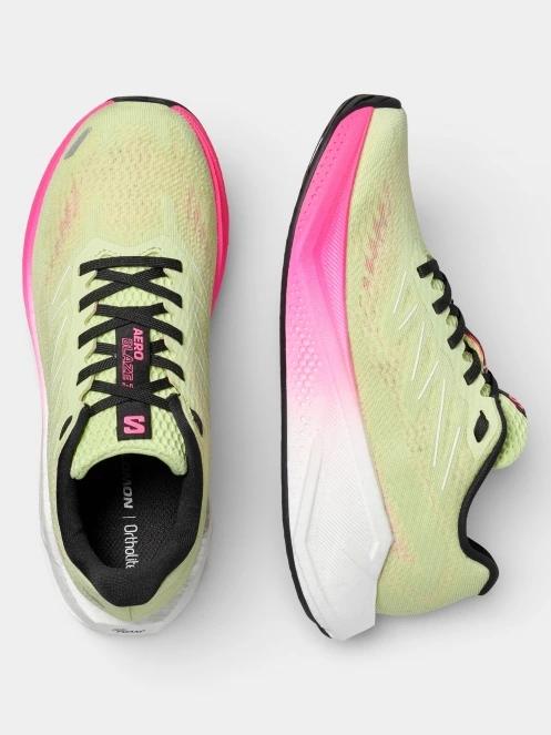 pantofi pentru alergare pt. femei Salomon Aero Blaze 3 W verde deschis 6