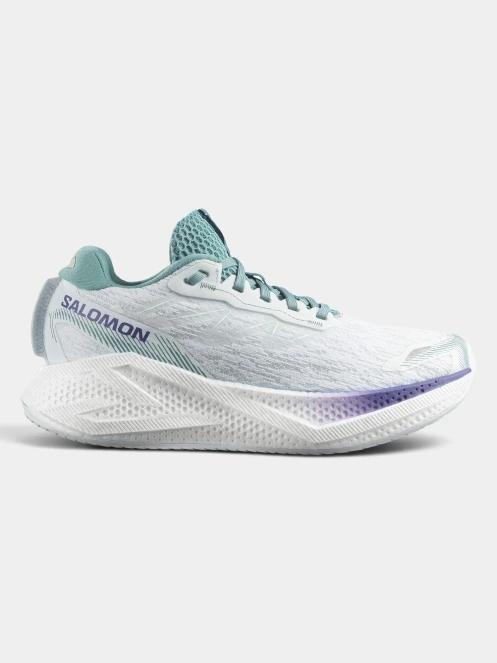 pantofi pentru alergat pe asfalt pt. femei Salomon Aero Glide 4 W albastru deschis 4