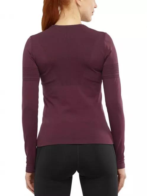 tricou cu maneci lungi, pentru sport pt. femei Salomon Elevate Move On Ls Tee W violet 3