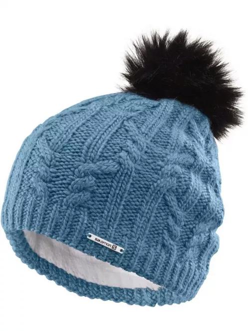 caciula cu mot pt. femei Salomon Ivy Beanie albastru 2