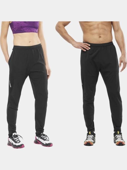 pantaloni de sport Salomon Cross Run Pants U negru 2