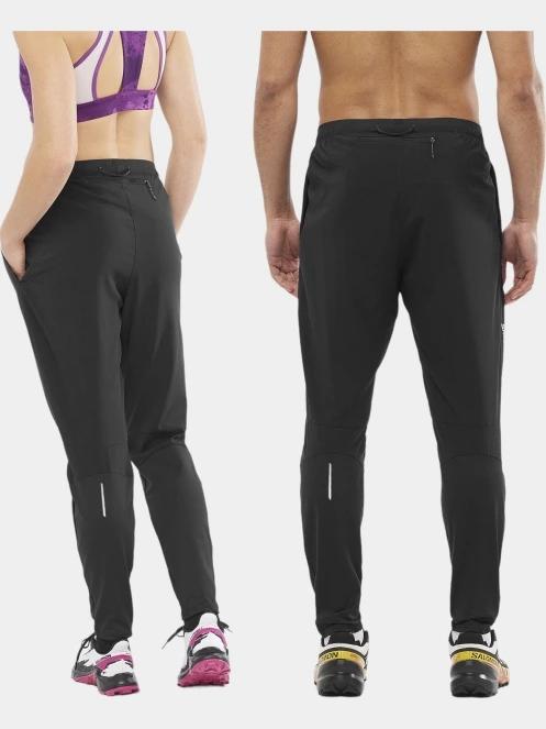 pantaloni de sport Salomon Cross Run Pants U negru 3