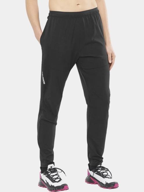 pantaloni de sport Salomon Cross Run Pants U negru 6