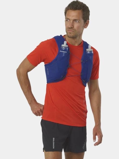 vesta pentru alergare Salomon Adv Skin 5 Set albastru 3