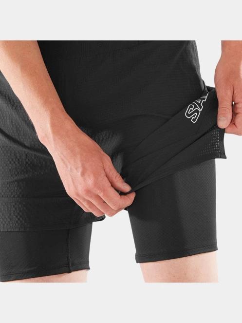 pantaloni scurti pentru sport pt. barbati Salomon Sense Aero 2In1 negru 4