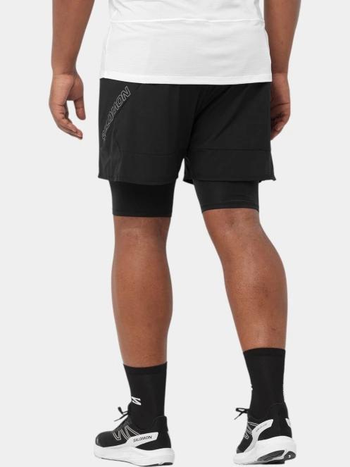 pantaloni scurti pentru sport pt. barbati Salomon Sense Aero 2In1 negru 6