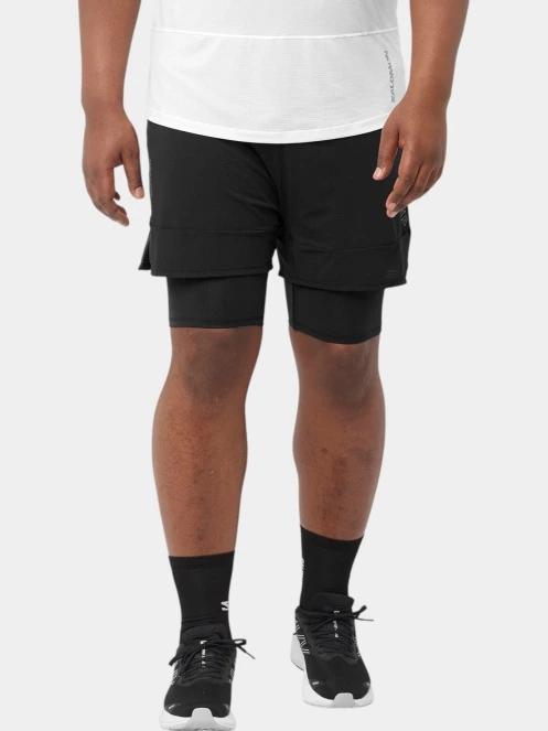 pantaloni scurti pentru sport pt. barbati Salomon Sense Aero 2In1 negru 7