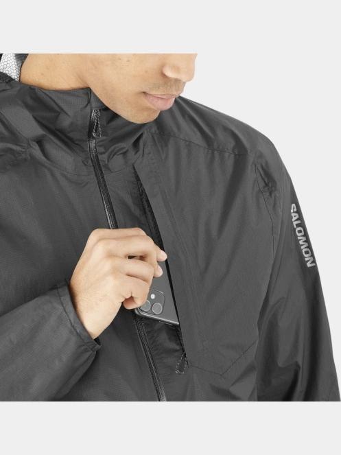 jacheta pentru alergare pt. barbati Salomon Bonatti Wp Jacket M negru 5