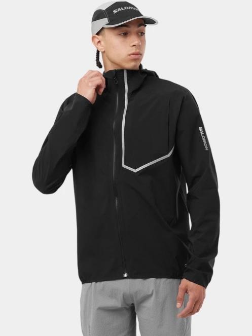 jacheta pentru alergare pt. barbati Salomon Bonatti Trail Jkt M negru 2