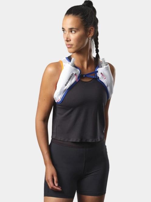 vesta pentru alergare Salomon Pulse 2 Set alb 5