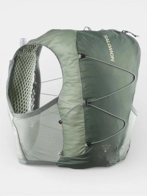 vesta pentru alergare Salomon Active Skin 8 Set verde deschis 3