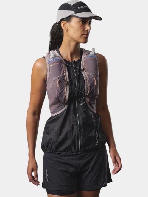 vesta pentru alergare pt. femei Salomon Active Skin 12 Women Set violet 8
