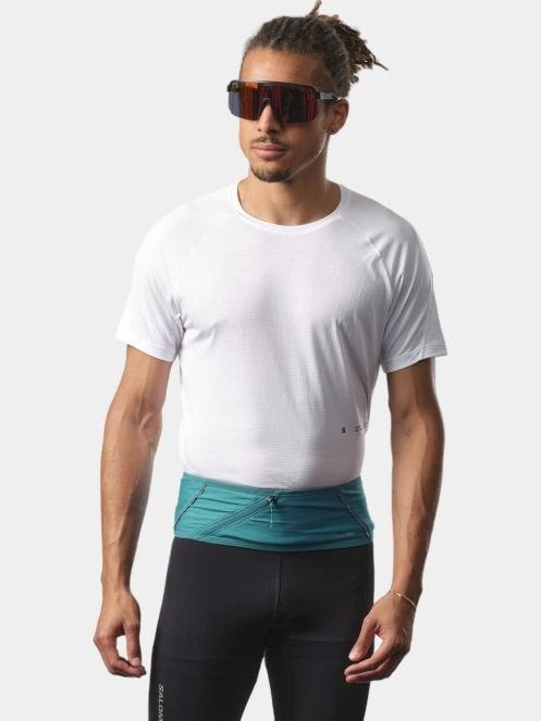 curea pentru alergare Salomon Pulse Belt albastru 4