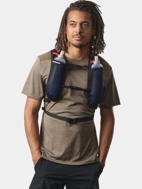 rucsac pentru alergare Salomon Cross 8 alb 5