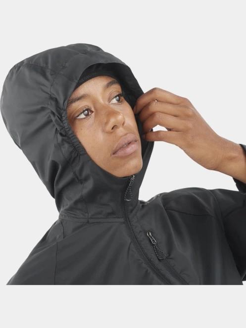 jacheta pentru alergare pt. femei Salomon CroSS Wind Jkt W negru 5