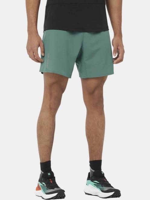 pantaloni scurti pentru sport pt. barbati Salomon Cross 7'' Shorts No Lin M albastru 2
