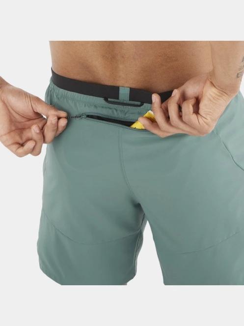 pantaloni scurti pentru sport pt. barbati Salomon Cross 7'' Shorts No Lin M albastru 5