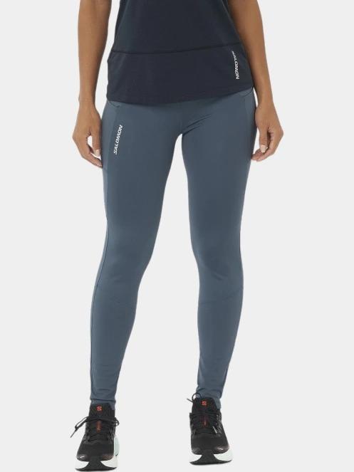 pantaloni de sport pt. femei Salomon Cross Run 28'' Tights W albastru inchis 2