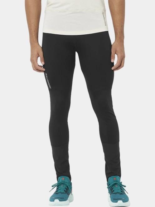 pantaloni de sport pt. barbati Salomon Cross Run Tights M negru 2