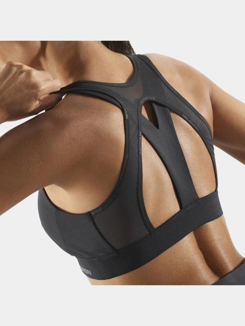 sutien pentru sport pt. femei Salomon Cross Run Bra W negru 4