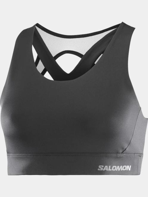 sutien pentru sport pt. femei Salomon Cross Run Bra W negru 5