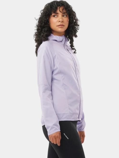 jacheta pentru alergare pt. femei Salomon Bonatti Cross Wind violet 2