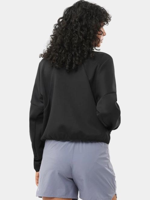 pulover crop pt. femei Salomon Shakeout negru 3
