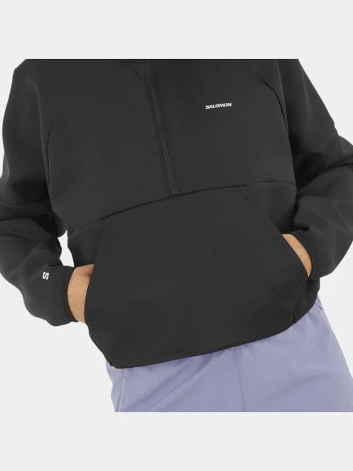 pulover crop pt. femei Salomon Shakeout negru 4
