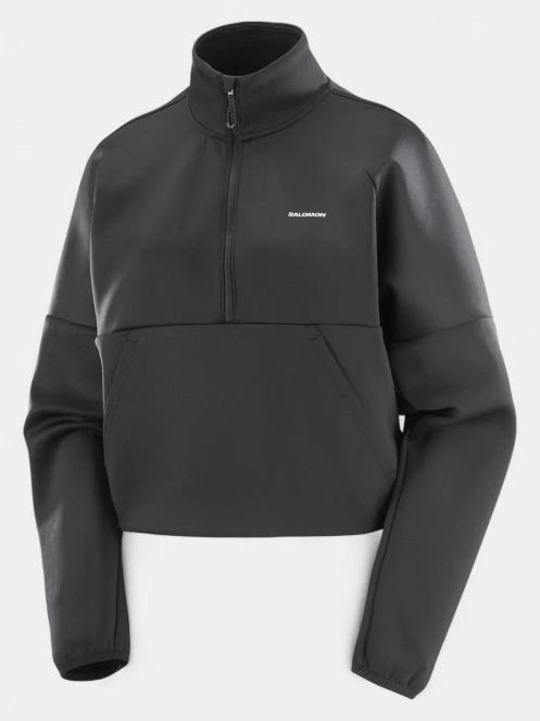 pulover crop pt. femei Salomon Shakeout negru 7