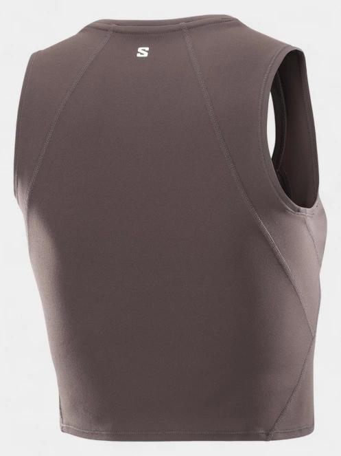 bluza tank pt. femei Salomon Shakeout Bliss maro 3