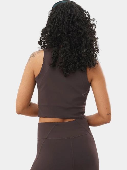bluza tank pt. femei Salomon Shakeout Bliss maro 5