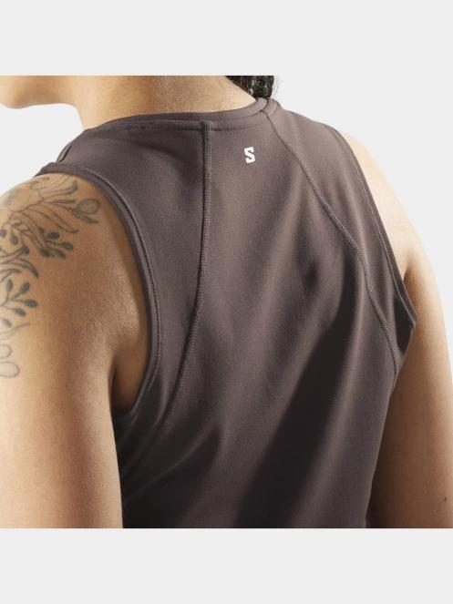 bluza tank pt. femei Salomon Shakeout Bliss maro 6