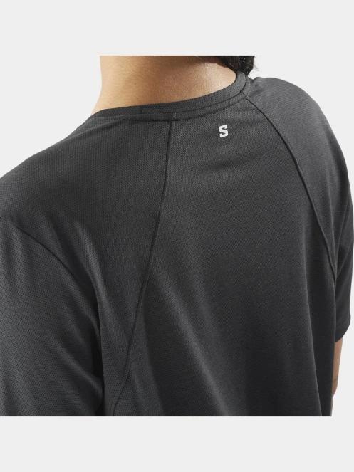 tricou pentru sport, cu maneci scurte pt. femei Salomon Shakeout Core negru 5