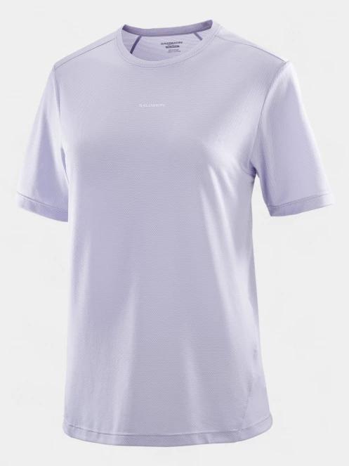 tricou pentru sport, cu maneci scurte pt. femei Salomon Shakeout Core violet 4