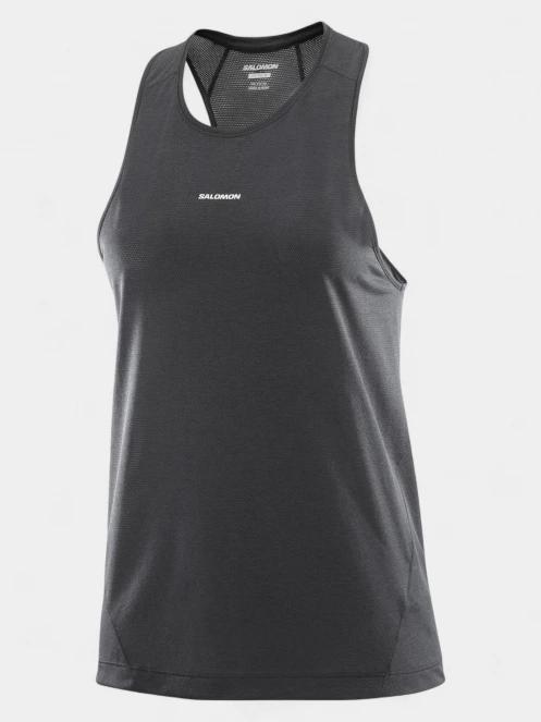 bluza tank pt. femei Salomon Shakeout Core negru 4