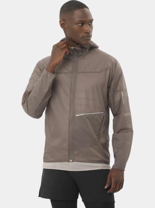 jacheta pentru alergare pt. barbati Salomon Sense Aero Wind oliv 2