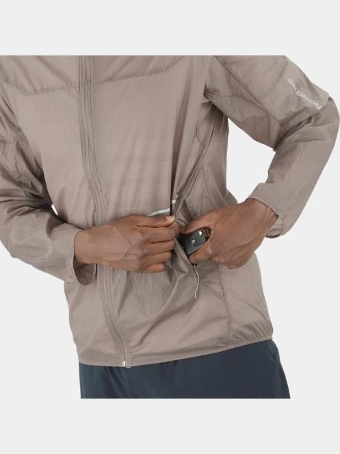 jacheta pentru alergare pt. barbati Salomon Sense Aero Wind oliv 6