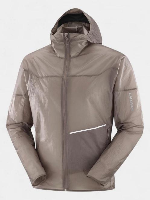 jacheta pentru alergare pt. barbati Salomon Sense Aero Wind oliv 9