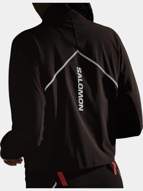 pulover crop pt. femei Salomon Sense Aero Hybrid Cropped maro 9