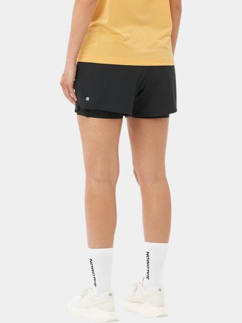 pantaloni scurti pentru sport pt. femei Salomon Shakeout Core 2In1 4