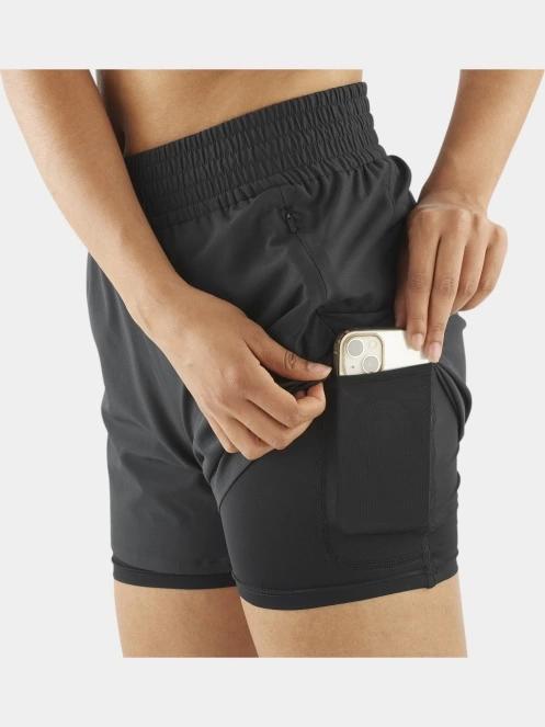 pantaloni scurti pentru sport pt. femei Salomon Shakeout Core 2In1 4