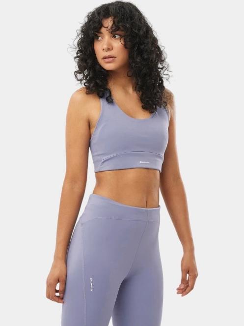 sutien pentru sport pt. femei Salomon Shakeout Core violet 2