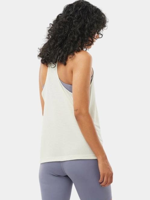 bluza tank pt. femei Salomon Shakeout Core verde 3