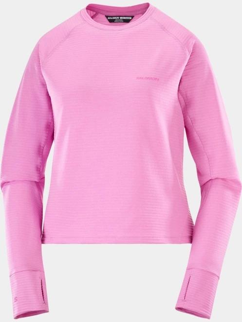 pulover pt. femei Salomon Sntial Lightwarm Cn W magenta 5