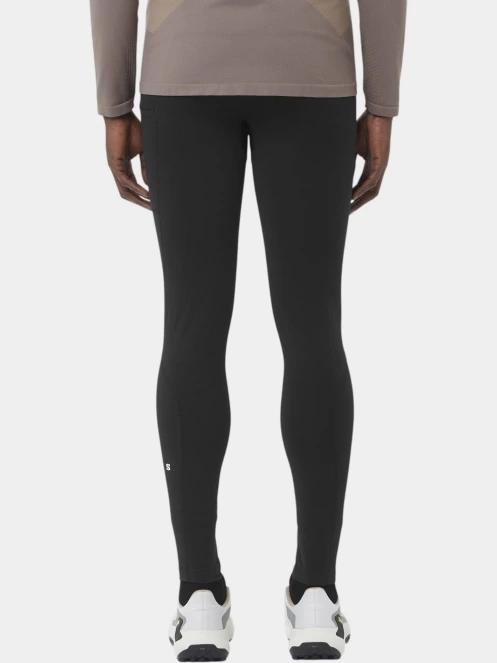 pantaloni de sport pt. barbati Salomon Shkout Core Warm Tights M negru 3