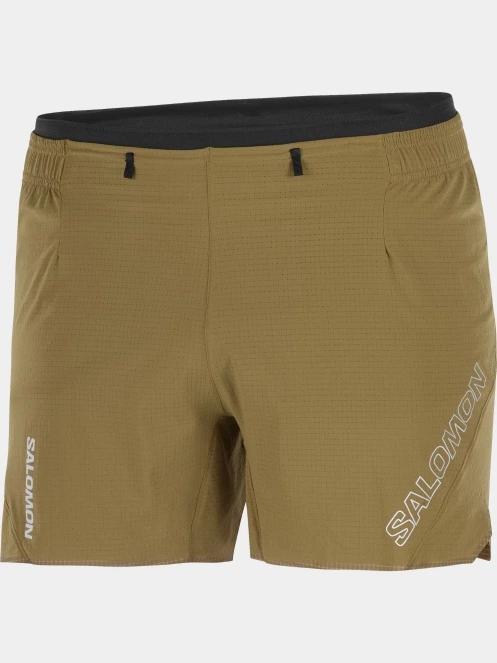 pantaloni scurti pentru sport pt. barbati Salomon Sense Aero 5'' Shorts M oliv 4