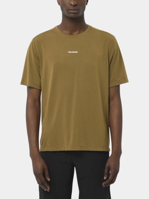 tricou pentru sport, cu maneci scurte pt. barbati Salomon Shkout Core SS Tee M oliv 2