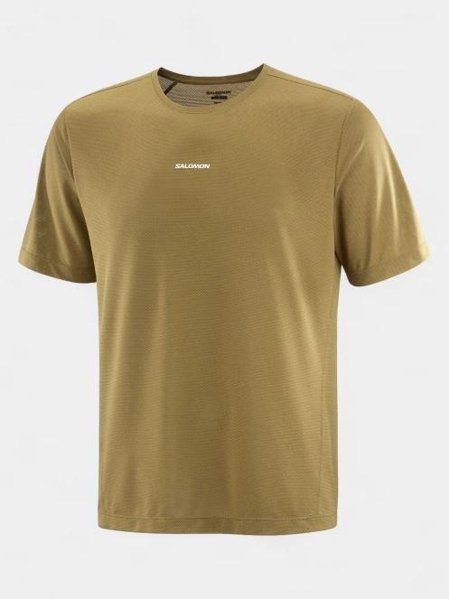 tricou pentru sport, cu maneci scurte pt. barbati Salomon Shkout Core SS Tee M oliv 4